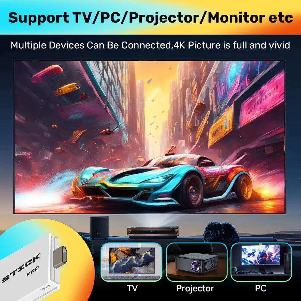 M15 Game Stick Mini TV Handheld Game Console 64G 30000+Retro Game HD Output for PS1/ARCADE/SNES/MAME/NEO GEO Wireless Controller