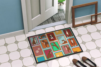 Lots of Flashy Fawn Boxer Doormat