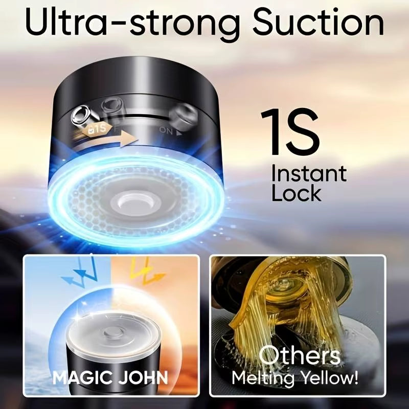 Car Magnetic Phone Holder Adjustable Rotating Suction Hands-Free Cell Phone Mount for Desktop Stand Accessory Durable Car Part