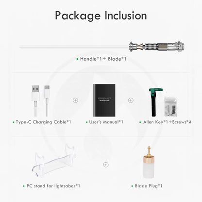 Luke Skywalker Lightsaber Replica Highly Accurate EP8 with Control Box