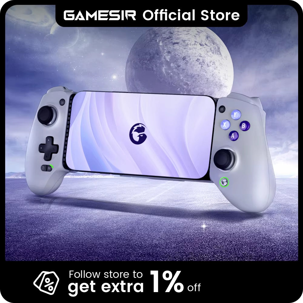 Gamesir G8 Galileo Cellphone Gamepad Game Controller with  Effect Joystick for Iphone 15 Android Mobile Phone Cloud Gaming