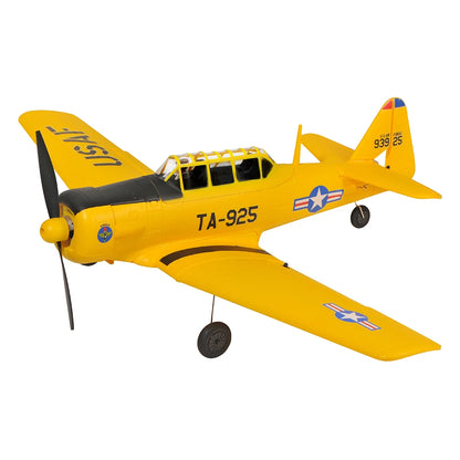 TOP RC HOBBY AT-6 2.4Ghz 4CH 450Mm Wingspan EPP 6-Axis Gyro One-Key U-Turn Aerobatic RC Airplane RTF for Beginners