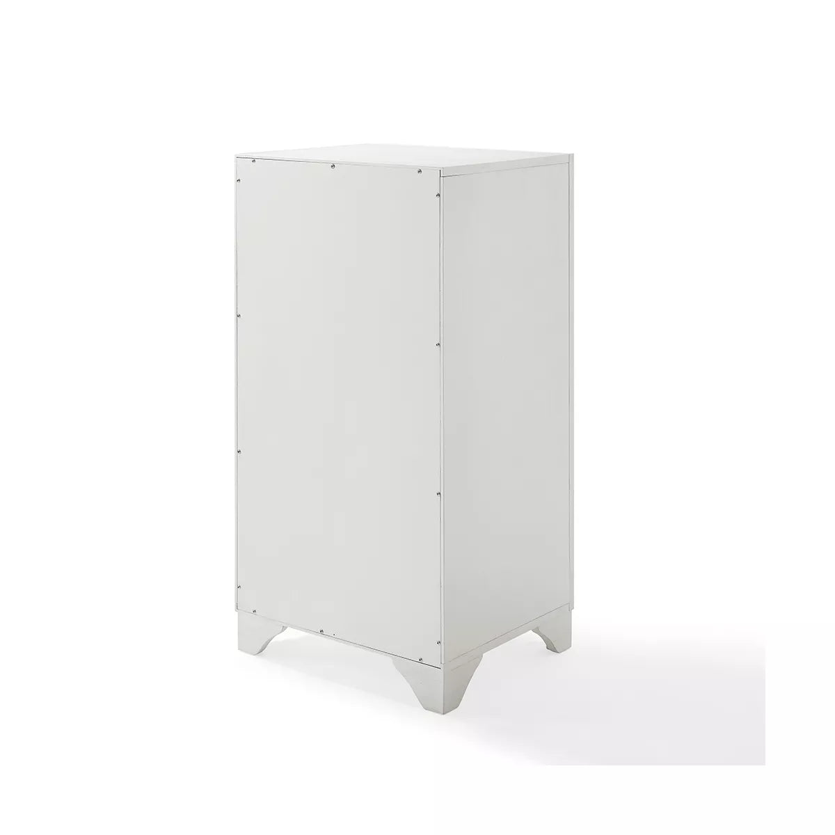 White Linen Hamper Decorative Wall Cabinet