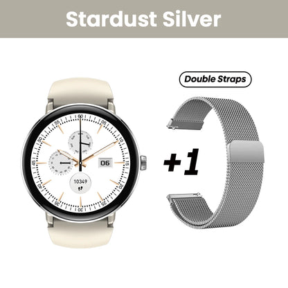 The NEW 2025  Lily 2 Voice Calling Female Smartwatch 1.2" AMOLED Screen Double Strap Health Management Sports Smart Watch