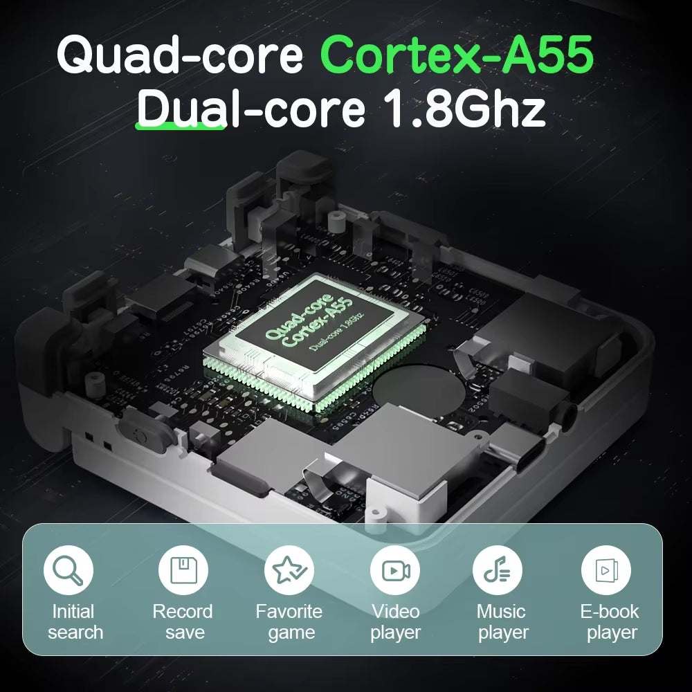 Flip V2 Handheld Game Players 3.5''IPS Screen Linux System Onion OS Video Game Consoles Free Storage Bag Gamer Gift Gaming