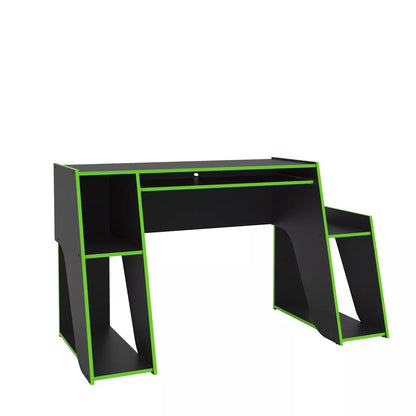 Mission Gaming Desk - Black/Green