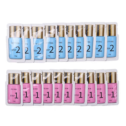10 Pairs of Sachet Lash Lifting Lotion for 10-12 Minute Lash Perm and Fixation - Individual Makeup Tool Packages