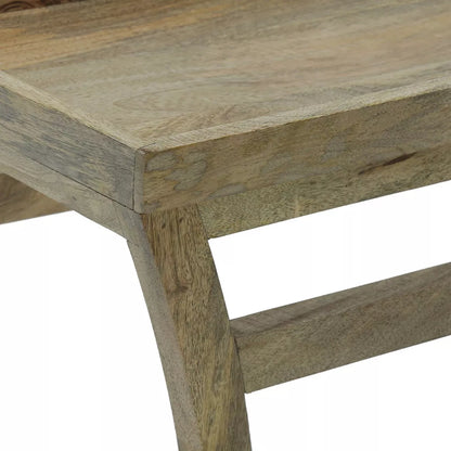 Meagher Rustic Handcrafted Mango Wood Console Table Natural 