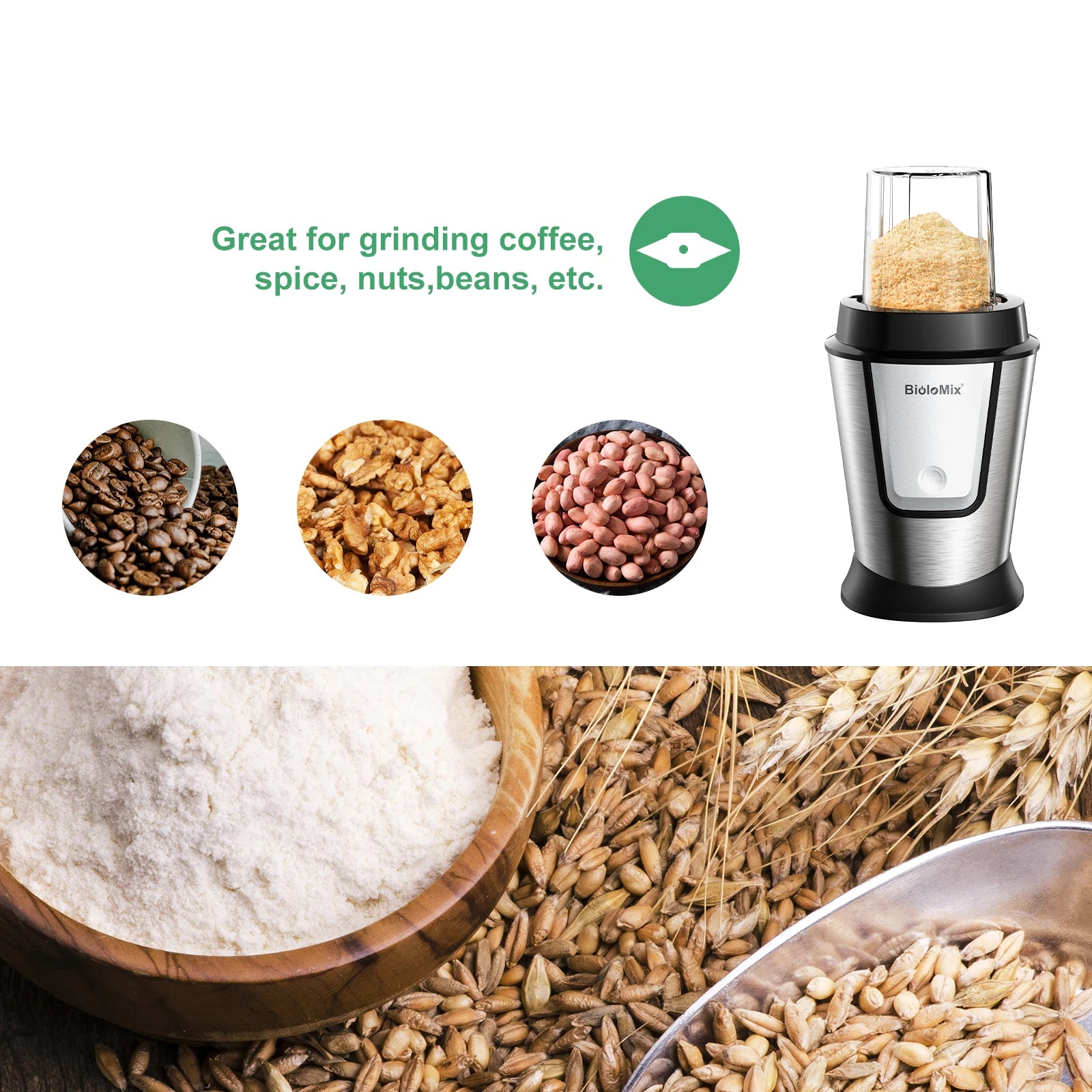 700W 3-In-1 Multifunctional Portable Food Processor Juicer Blender Smoothie Mixer Food Chopper Dry Grinder for Kitchen