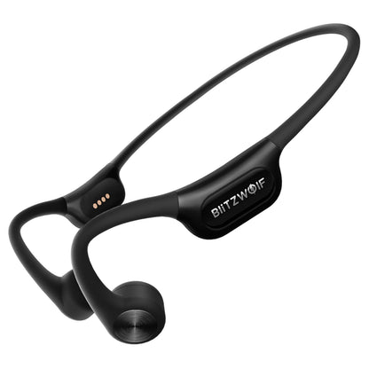 Blitzwolf BW-BTS9 Bluetooth Earphone Bone Conduction Earbuds Built-In 32GB Memory IPX8 Waterproof Soft Silicone Comfort Wear Sports Headphones with Mic