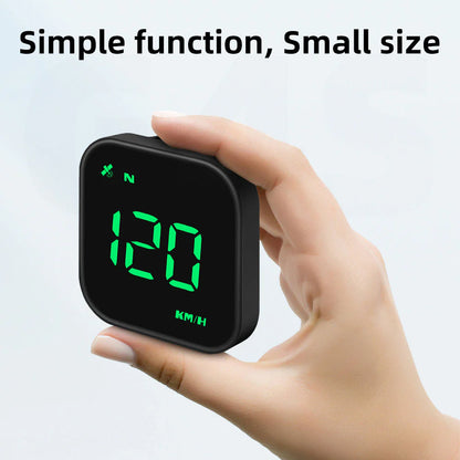 Digital Car HUD GPS Speedometer Head up Display MPH KMH Compass Overspeed Alarm