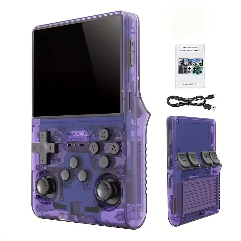 R40S Handheld Game Console, Retro Game Console, HD Visual Experience, Upgraded Processor, Brings Smooth Gaming Experience, 3800M