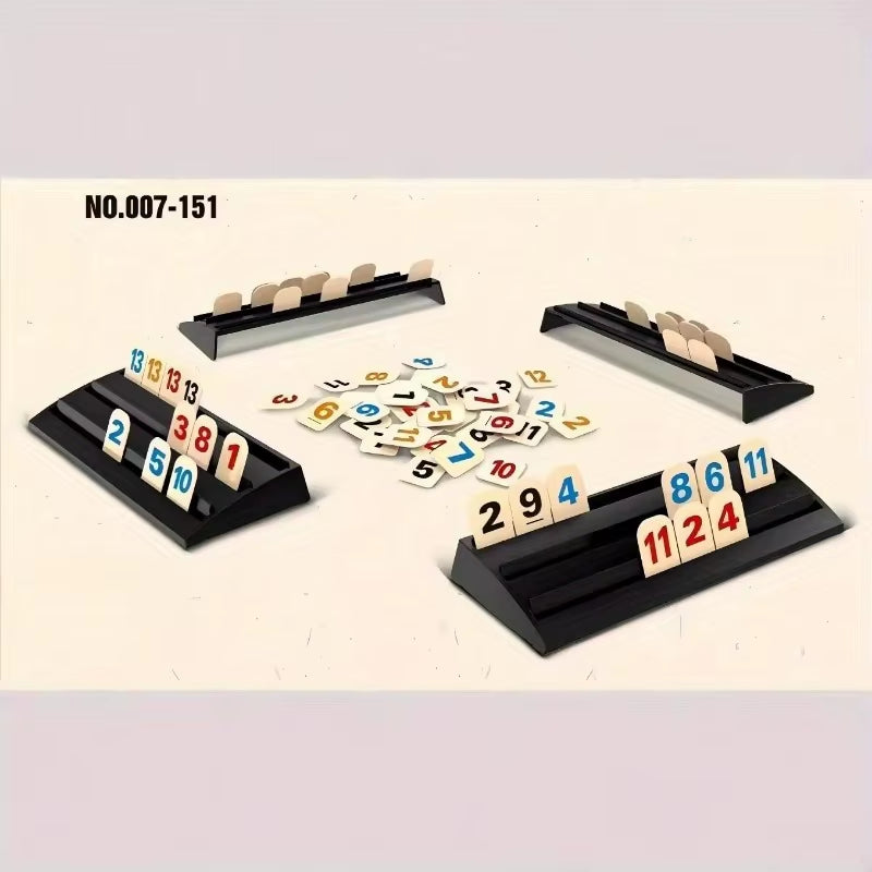 Randomly One Classic Rummy Tile Board Game – 2-4 Player Strategy Game for Fast Thinking Fun, Perfect for Family & Friends