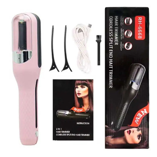 Automatic Split End Trimmer Split End Remover Professional Split End Trimmer for Damaged Hair Rechargeable Hairdresser