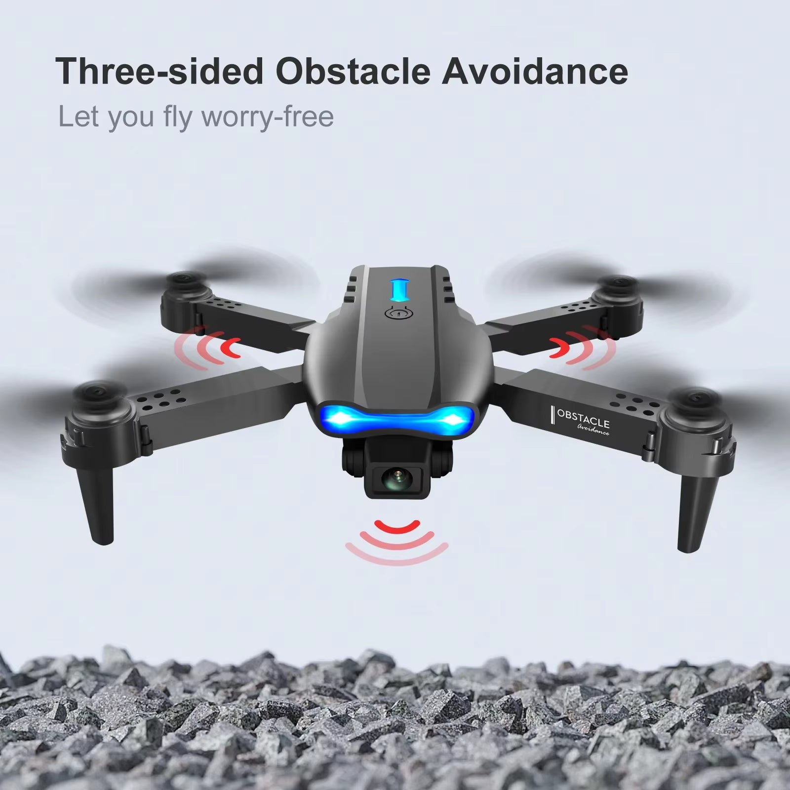 New E99Pro RC Drone 4K Professinal with 1080P Wide Angle HD Camera Foldable Helicopter WIFI FPV Height Hold Gift Toy