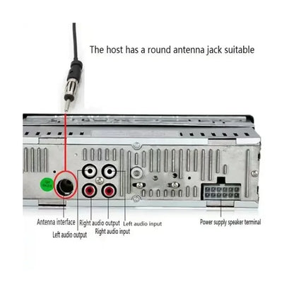 Car FM Dipole Antenna for Stereo and Boat Radio with Aerial Splitter Cable Adapter