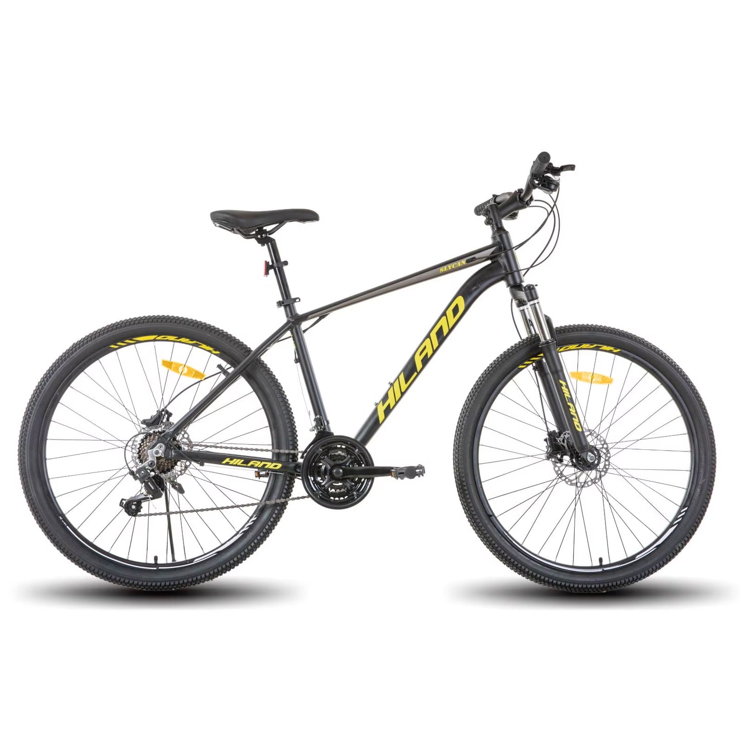 Aluminum Mountain Bike 21 Speeds, Hydraulic Disc-Brakes, Lock-Out Suspension Fork, 27.5 Inch Wheel, Bike for Men Mens