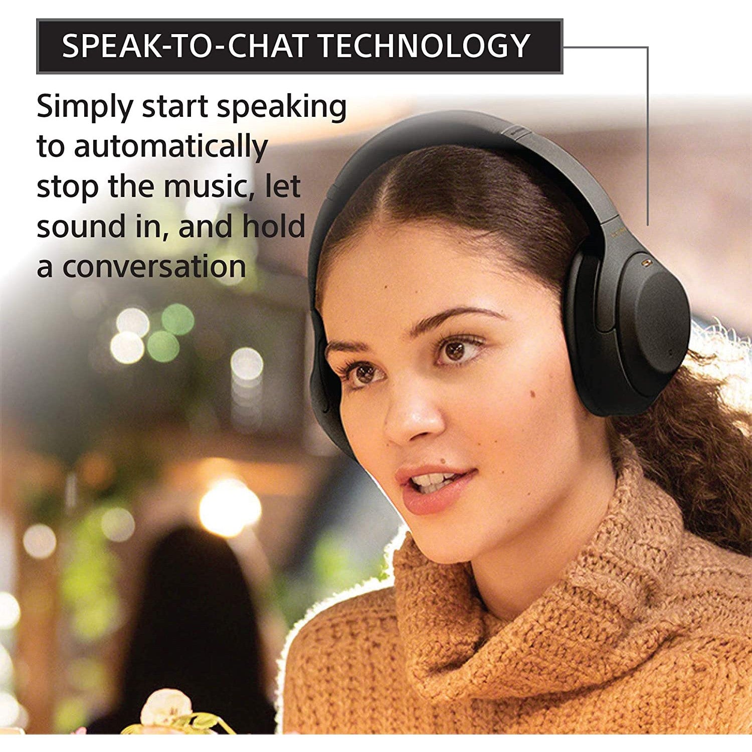 Sony WH1000XM4/B Premium Noise Cancelling Wireless Over-The-Ear Headphones