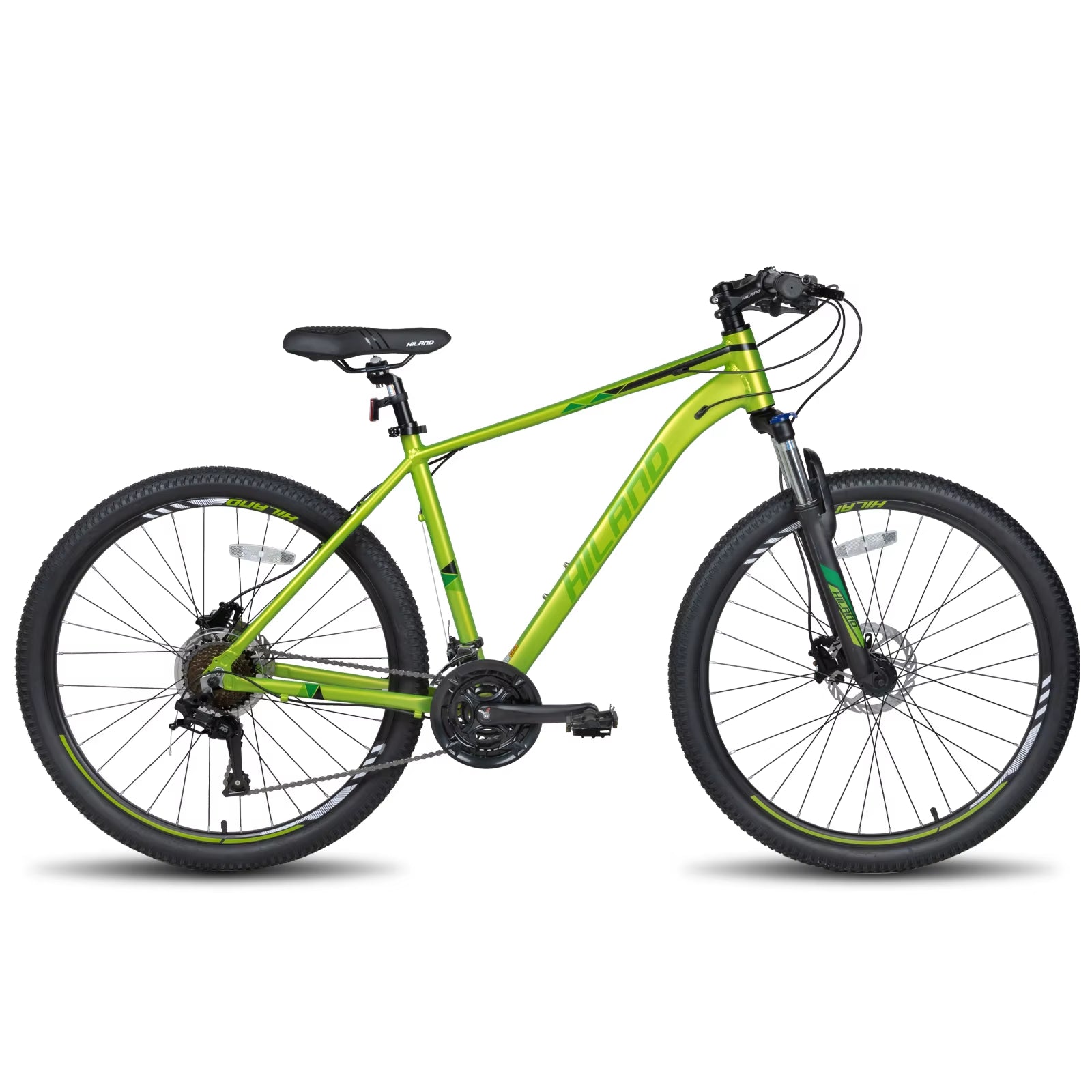 Aluminum Mountain Bike 21 Speeds, Hydraulic Disc-Brakes, Lock-Out Suspension Fork, 27.5 Inch Wheel, Bike for Men Mens