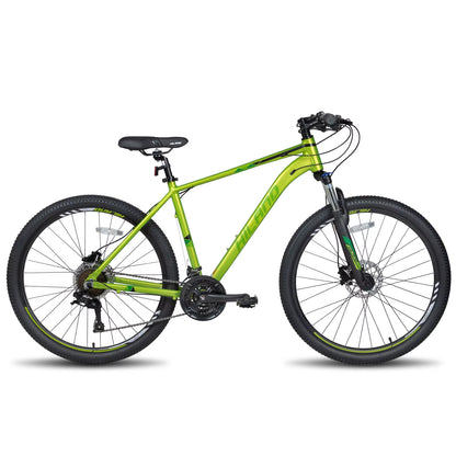Aluminum Mountain Bike 21 Speeds, Hydraulic Disc-Brakes, Lock-Out Suspension Fork, 27.5 Inch Wheel, Bike for Men Mens