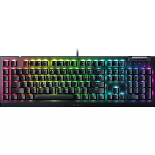 Razer BlackWidow V4 X Mechanical Gaming Keyboard featuring Razer Chroma RGB Lighting