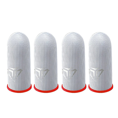 2 Pcs Mobile Game Fingertip Gloves Sweatproof Anti-Slip Touch Screen Finger Sleeve Breathable Gaming Fingertip Cover for Gamer