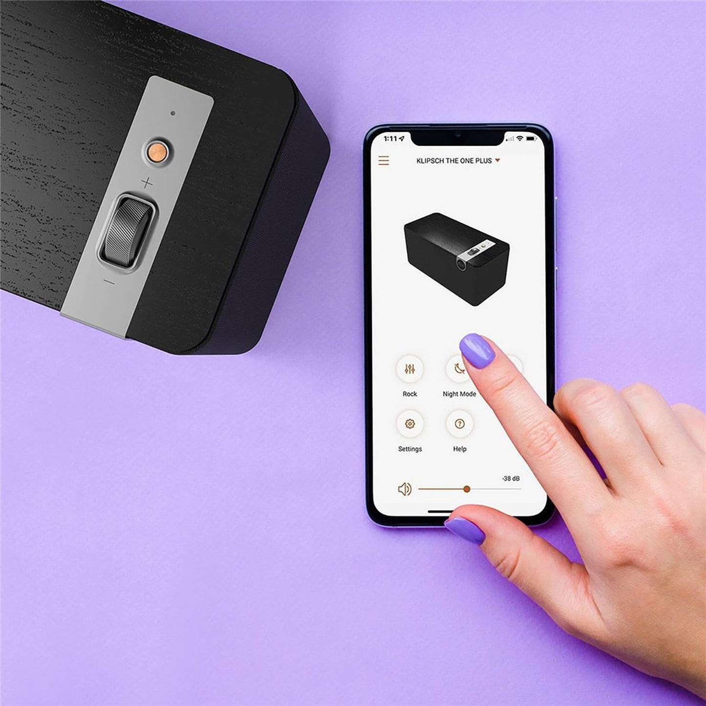 Klipsch the One plus Premium Bluetooth Speaker - Matte Black