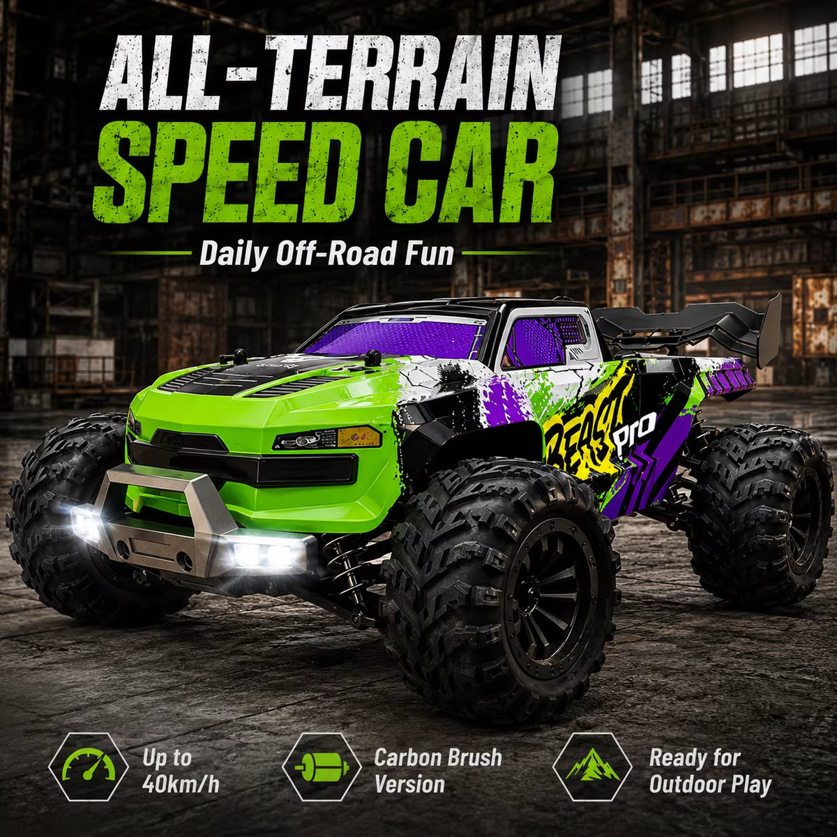 ZNLYRION SG116MAX PRO 1:16 Scale 4WD Off-Road RC Buggy with Optional Brushless Motor and Anti-Slip Tires