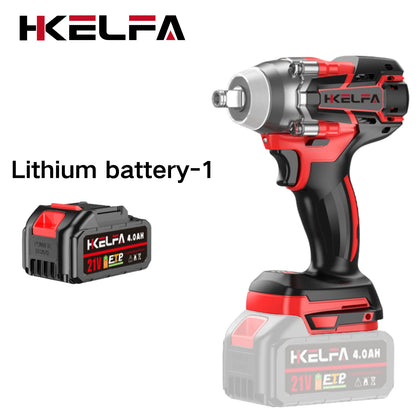 520N·m Brushless Electric Impact Wrench - 1/2" Cordless Tool Compatible with Makita 18V Battery