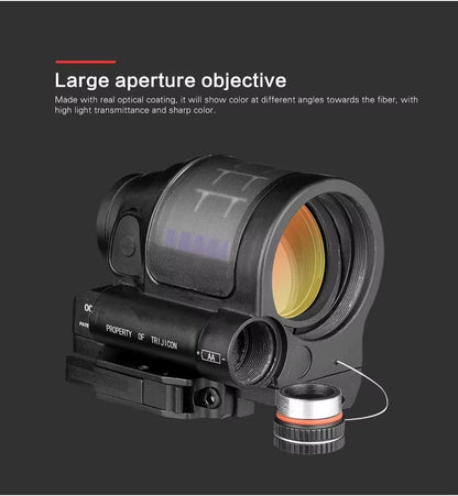 Solar-Powered 1X38 Red Dot Reflex Sight with Quick Detach Mount for Hunting Riflescope