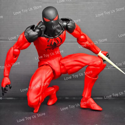 Spider-Man Symbiote Black Suit Action Figure - Scarlet Spider - Collectible Toy for Fans