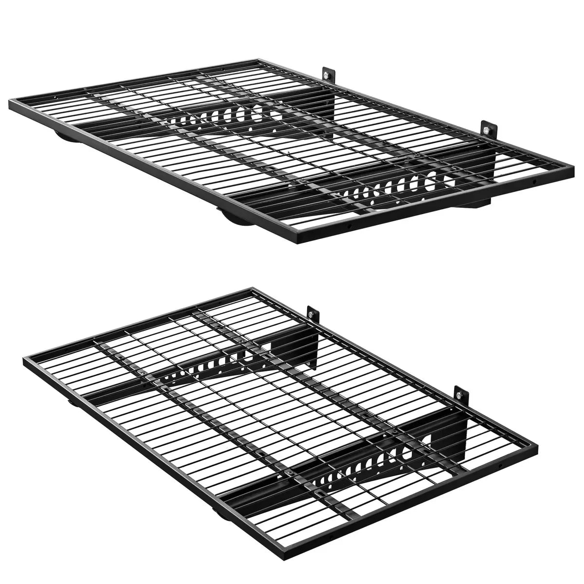 "2"X3' Garage Wall Shelves Black