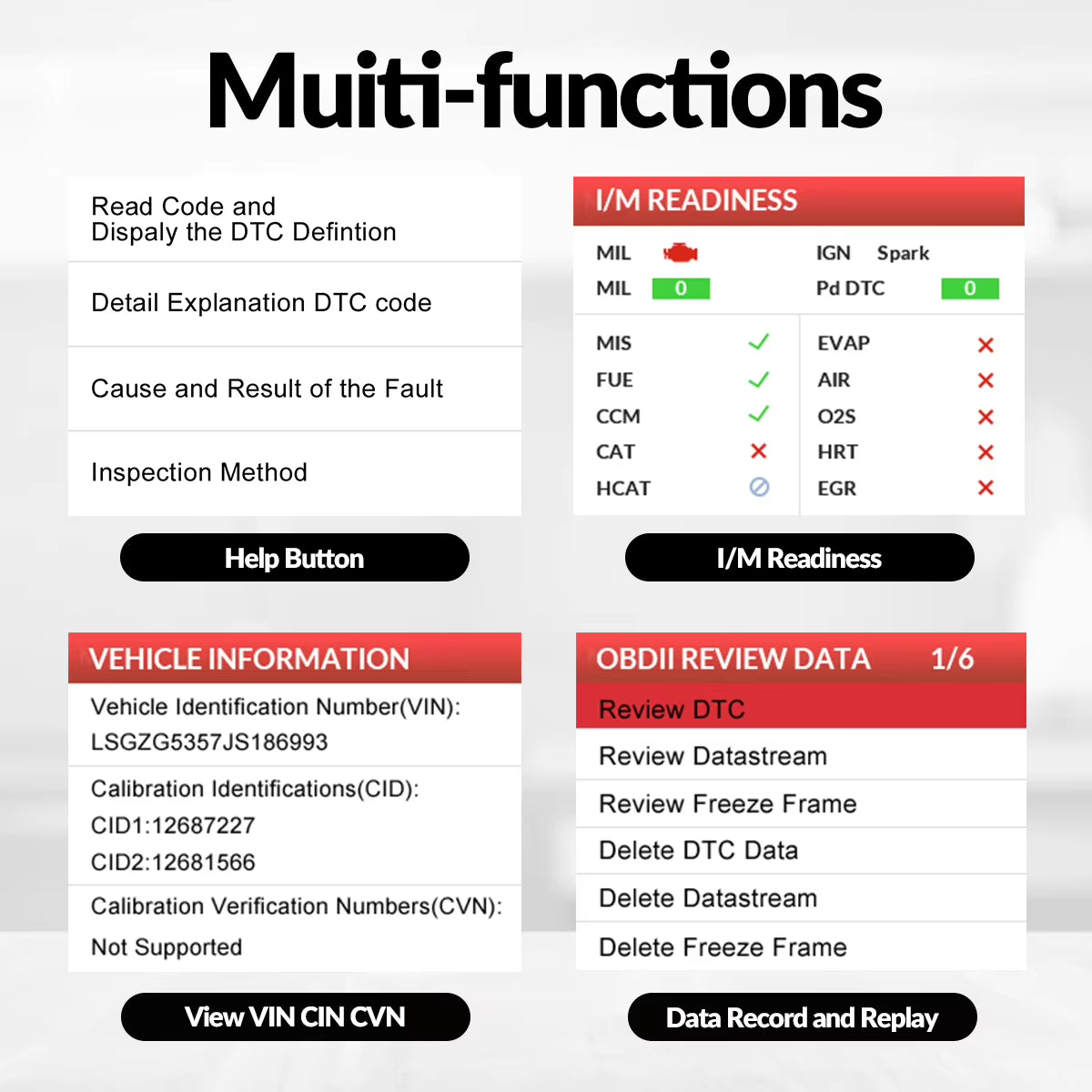 LAUNCH Creader 529 OBD2 Scanner - Professional Automotive Diagnostic Tool for Fault Code Reading and OBDII Scanning
