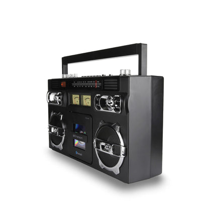 Emerson Retro Portable CD Boombox W Programmable Memory and LED Digital Display