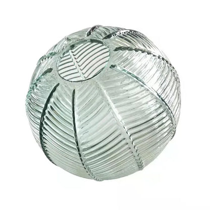 Nordic Glass Pendant Light Green Leaf Pattern Lighting for Living Room Dining Room Hotel Study Bedroom Indoor Decorative Fixture