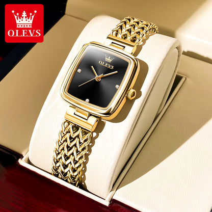 Luxury Brands Women'S Watches Trend Waterproof Simple Atmosphere Stainless Steel Quartz Wrist Watch Original Certification