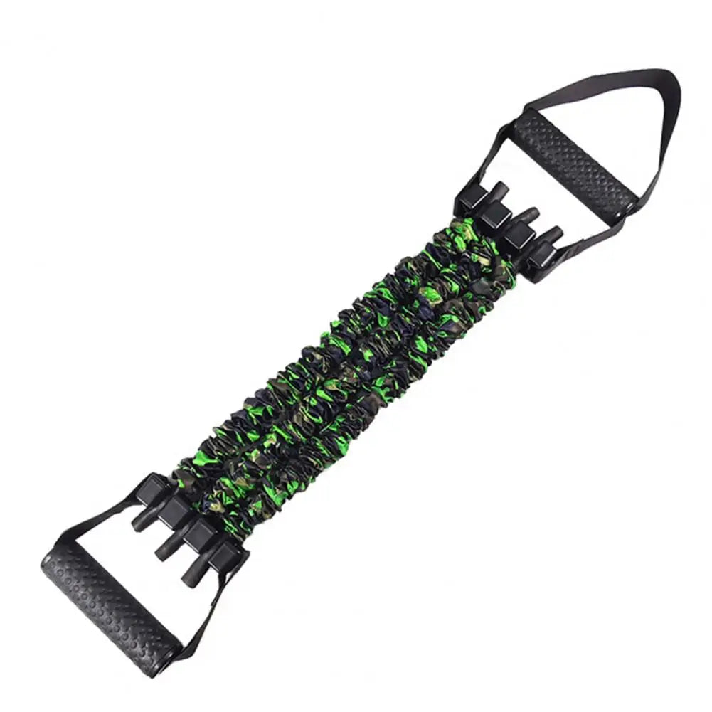 2025 New 3-Hole Resistance Stretcher,Adjustable 3-Way Resistance Band,Chest Expander Stretch Bands with Handles,Full Body Stretching & Strength Training