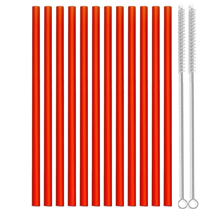 Set of 12 Long Color Replacement Straws for 40 Oz and 30 Oz Tumblers