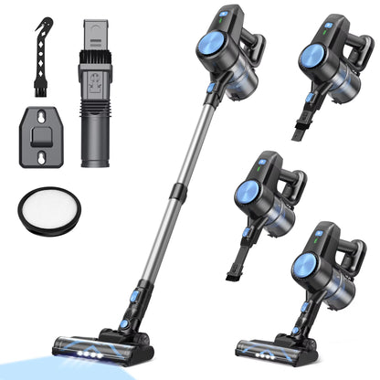INSE N3T Cordless Vacuum Cleaner - 40Kpa Ultra Lightweight 6-in-1 Stick Vacuum with Up to 40 Minutes Runtime for Home and Pet Hair on Hard Floors
