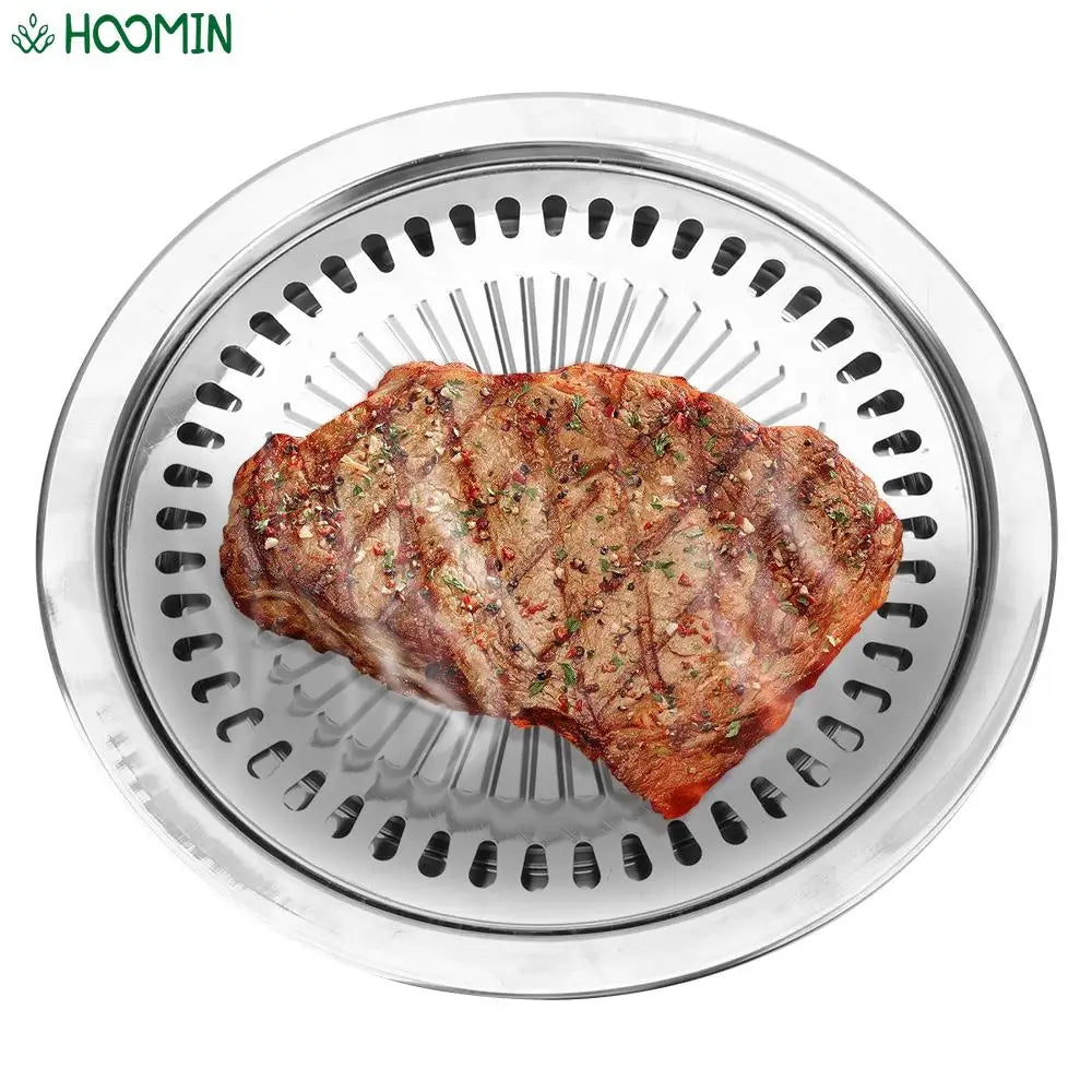 Smokeless Barbecue Grill Pan Non-Stick Gas Stove Plate for Electric Stove Baking Tray BBQ Tong Grill Barbecue Tools Home Outdoor
