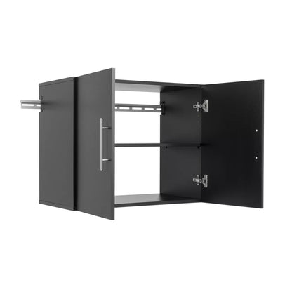 Hangups Upper Storage Cabinet in Black