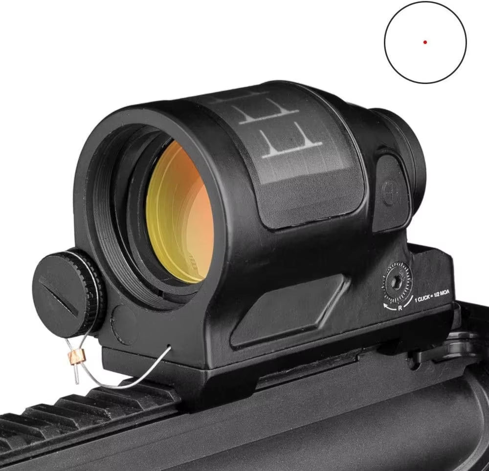 Solar-Powered 1X38 Red Dot Reflex Sight with Quick Detach Mount for Hunting Riflescope