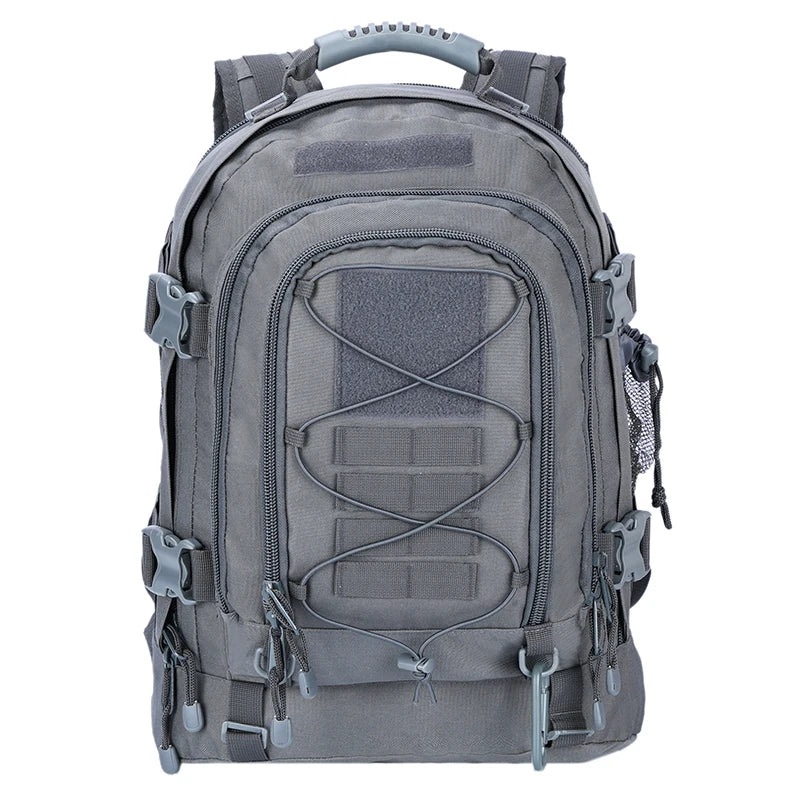 LQARMY 65L Tactical Outdoor Backpack for Men - Large Capacity Military-Grade Rucksack for Hiking, Camping, and Travel