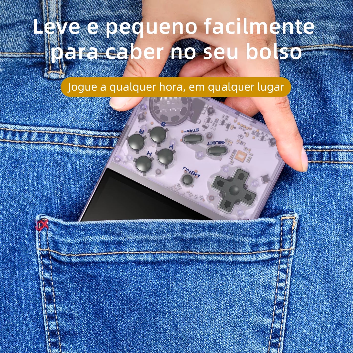 RG35XX Retro Handheld Game Player Built-In 64G TF 6000+ Classic Games Linux Garlicos Portable for Travel Kids Gift