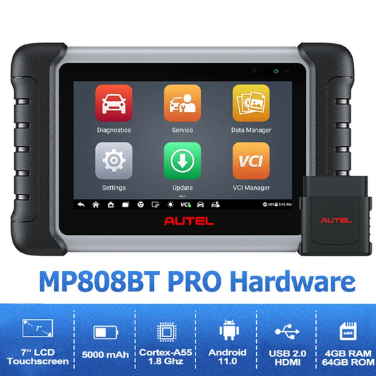 Autel Maxipro MP808BT PRO Auto Diagnostic All System Scanner Upgrade of DS808 Same Function as MS906