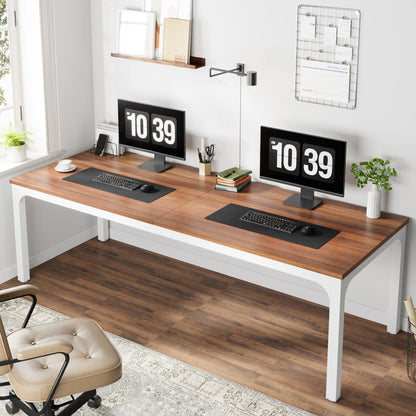 Tribesigns 78.7-Inch Extra Long Dual Workstation Desk for Home Office