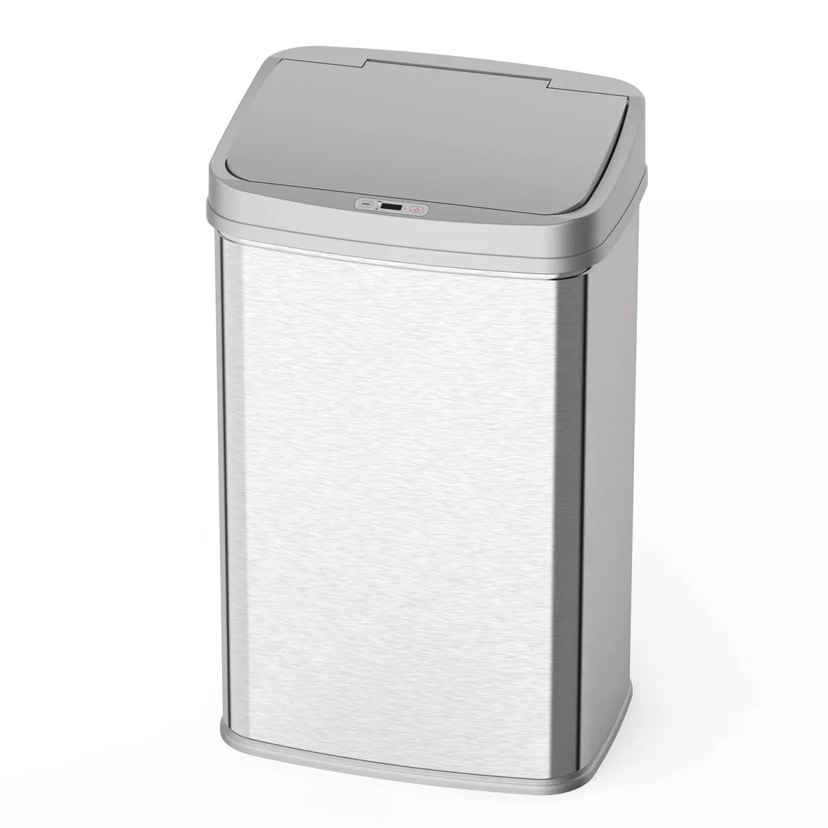 Touchless Infrared Motion Sensor Rectangular Trash Can Featuring Odor Neutralizing Technology