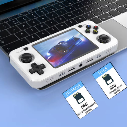 New R36H Retro Handheld Console Open-Source Linux System Classic Game Consoles 3.5 Inch IPS Screen 64G Portable Video Player