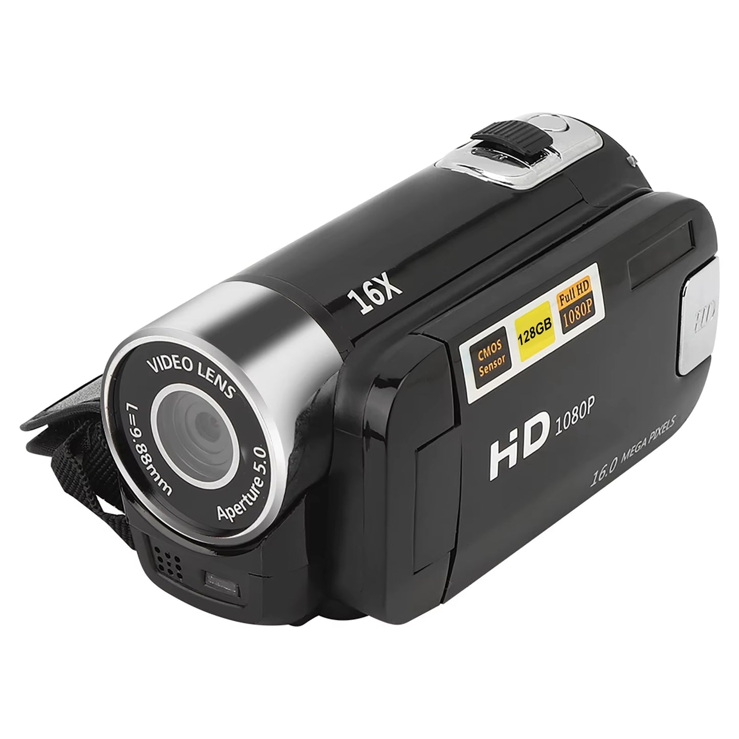 DH‑90 16X Digital Zoom 2.7 Inch Colourful Display Screen High Definition Camera Image Video Shooting Camcorder DV Camcorder