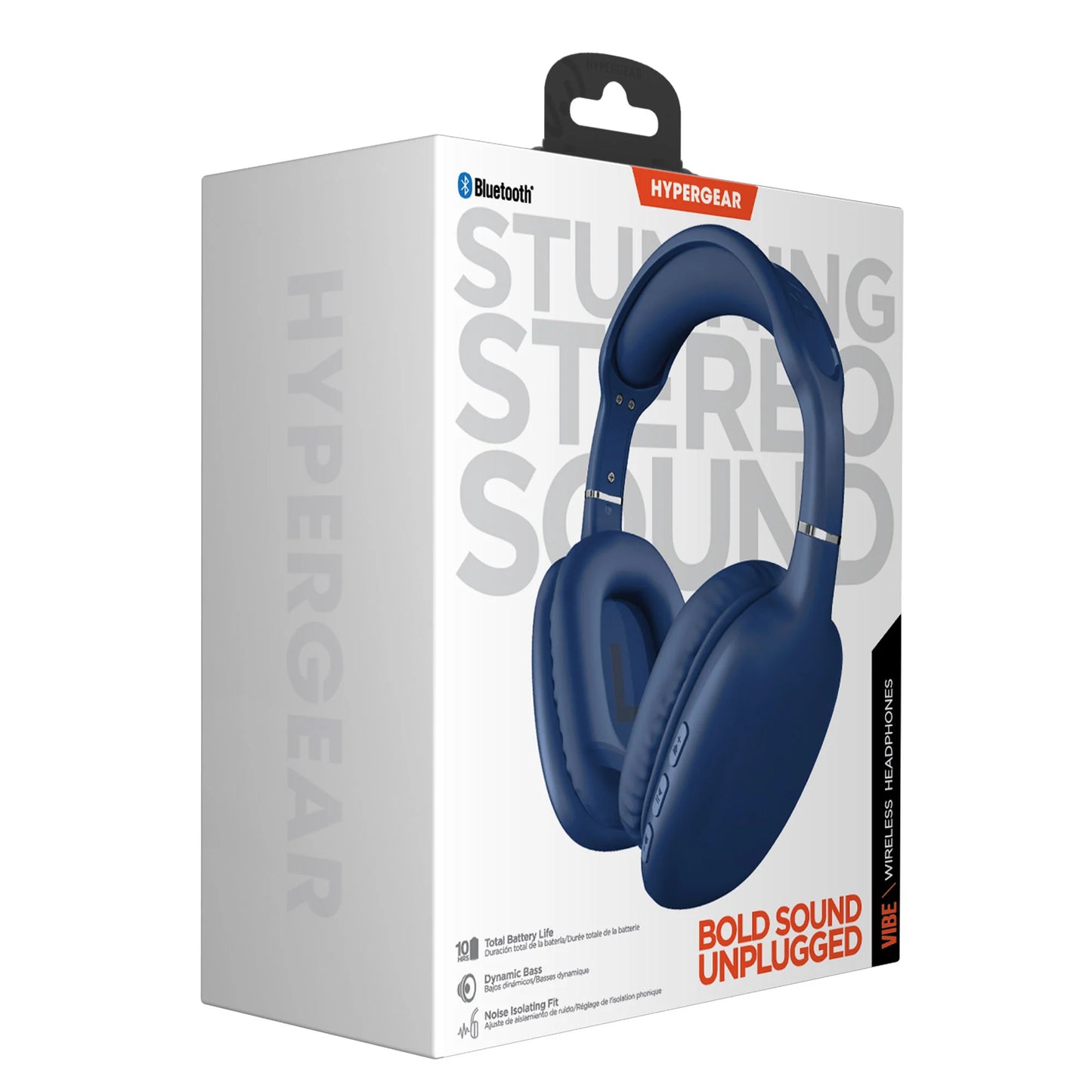 Hypergear VIBE Wireless Bluetooth Headphones W Extended Battery Life